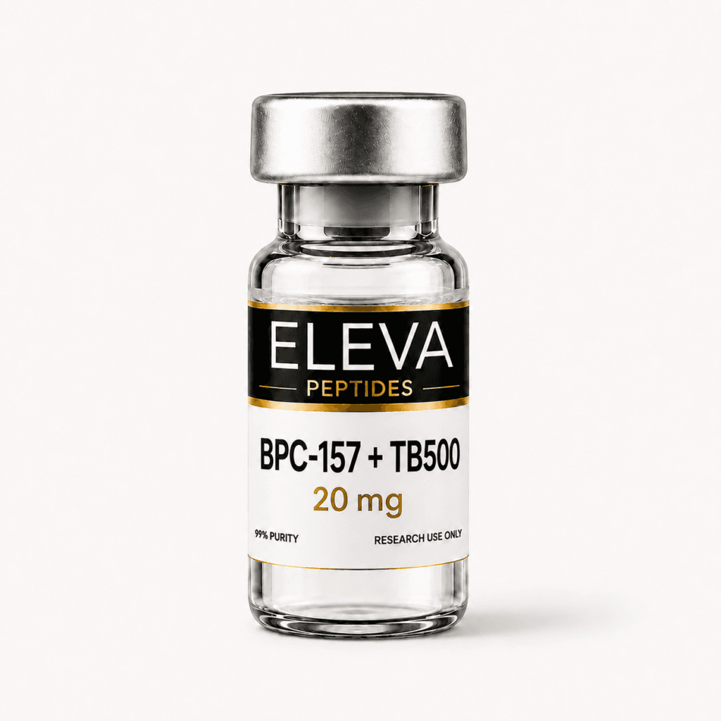 Eleva Peptides Bpc-157 + Tb500 20 mg research vial
