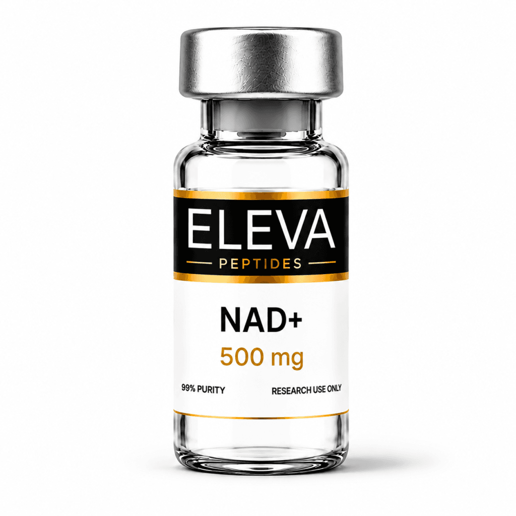 Eleva Peptides NAD+ 500 mg research vial