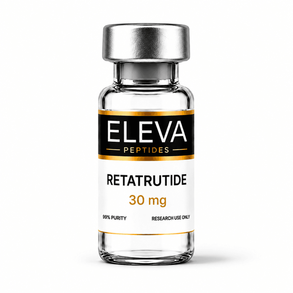 Eleva Peptides Retatrutide 30 mg research vial