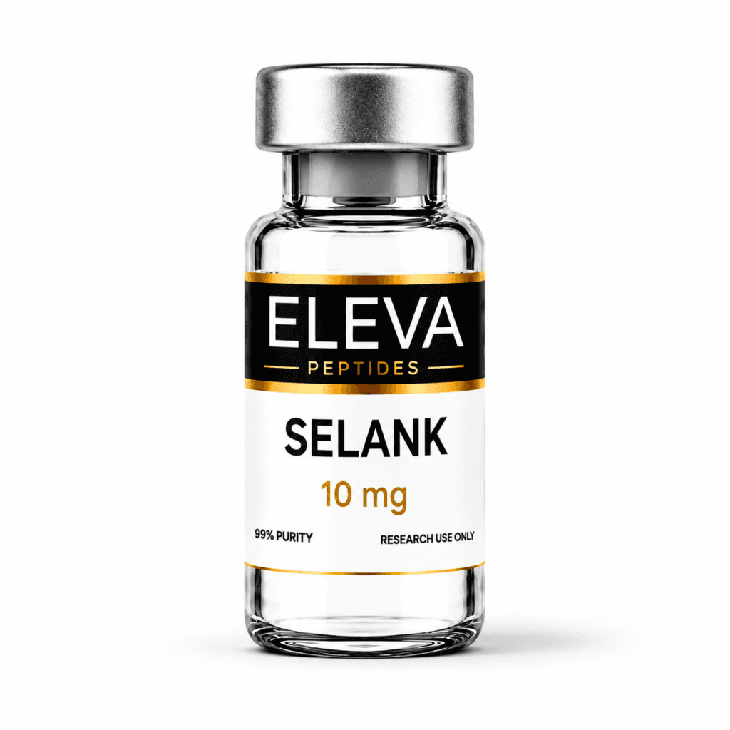 Eleva Peptides Selank 10 mg research vial