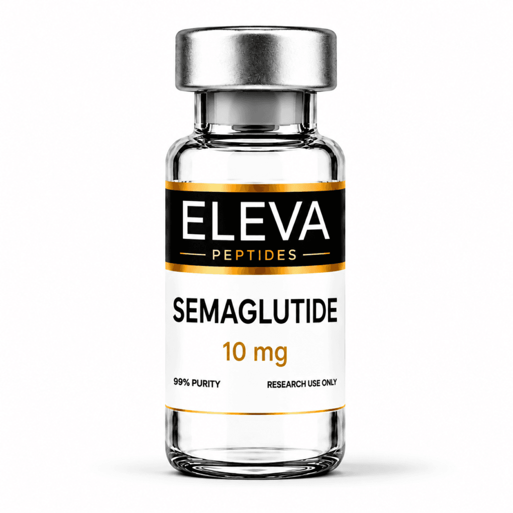 Eleva Peptides Semaglutide 10 mg research vial