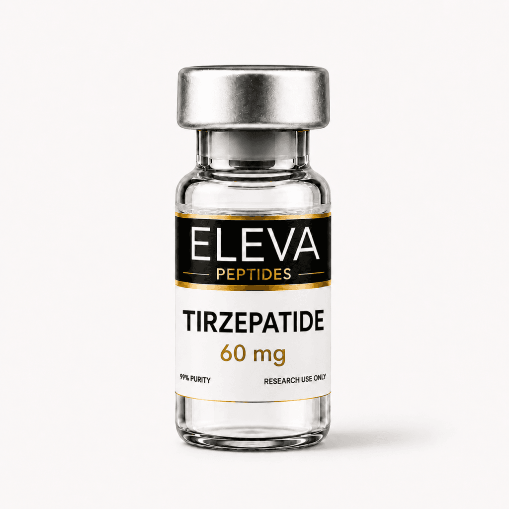 Eleva Peptides Tirzepatide 60 mg research vial